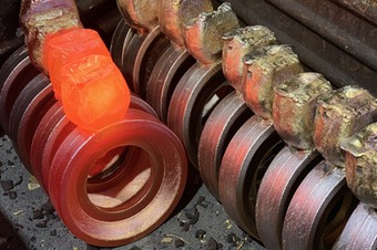 Raw bushings formed with shell casting